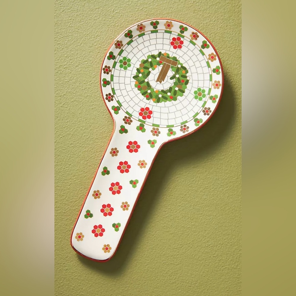 Bistro Tile Stoneware Spoon Rest - Thumbnail 3